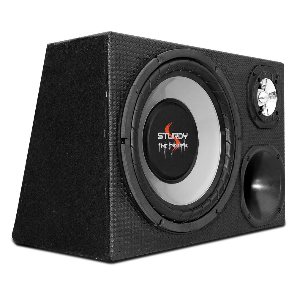 Caixa de Som Trio Sturdy 400W RMS 30L Subwoofer 12" 160W RMS + Driver + Corneta + Super Tweeter é ruim? Caixa de Som Trio Sturdy 400W RMS 30L Subwoofer 12" 160W RMS + Driver + Corneta + Super Tweeter é boa?