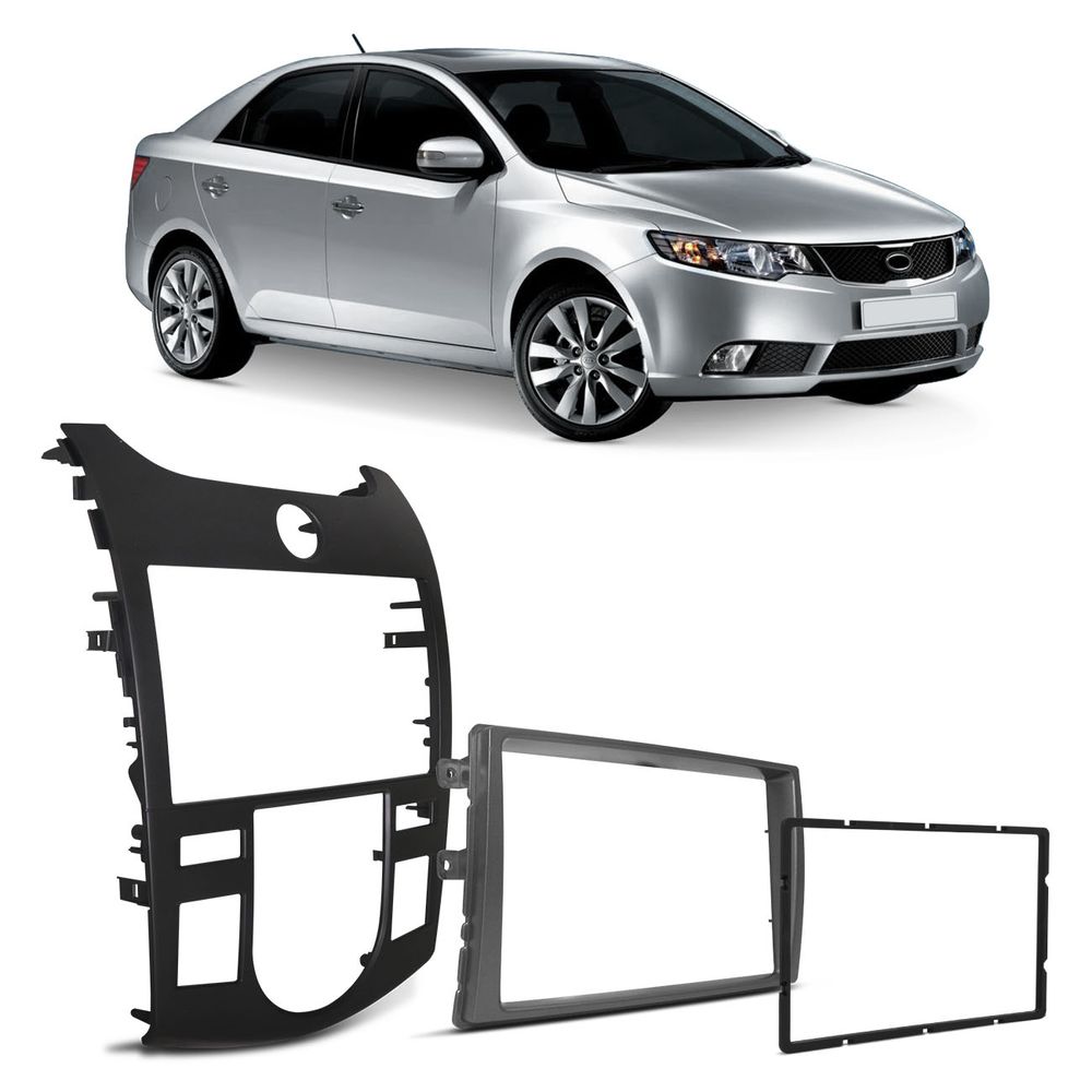 Moldura Painel 2 Din Cerato 2009 a 2012 Preto Fosco Ar Digital Japonês Chinês 7" Multimidía DVD Mp5 é ruim? Moldura Painel 2 Din Cerato 2009 a 2012 Preto Fosco Ar Digital Japonês Chinês 7" Multimidía DVD Mp5 é boa?