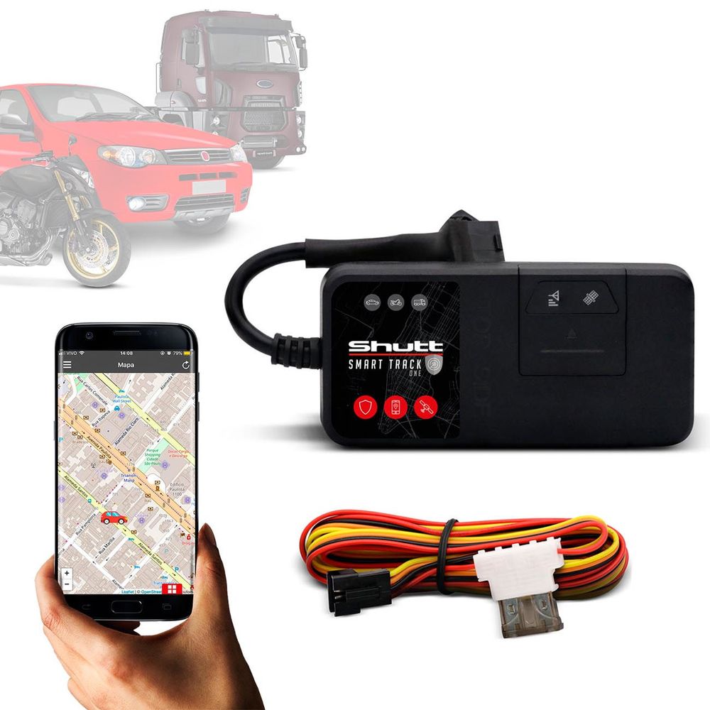 Rastreador Veicular Universal Bloqueador Automotivo Carro Moto Caminhão Android e iOS GPS Shutt Mini Menor preço em Rastreador Veicular Universal Bloqueador Automotivo Carro Moto Caminhão Android e iOS GPS Shutt Mini