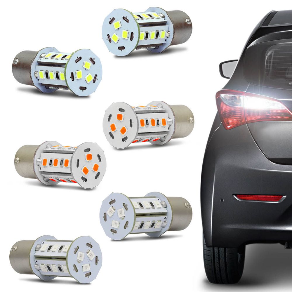 Par Lâmpadas LED Torre BA15s 1 Polo Trava Reta 18 LEDs 12V 5W Luz de Seta Ré e Lanterna Traseira é ruim? Par Lâmpadas LED Torre BA15s 1 Polo Trava Reta 18 LEDs 12V 5W Luz de Seta Ré e Lanterna Traseira é boa?