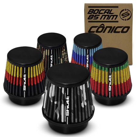 Filtro-de-Ar-Esportivo-Tunning-MonoFluxo-85mm-Conico-Lavavel-Especial-Shutt-Base-Borracha-Potencia-connectparts---1-