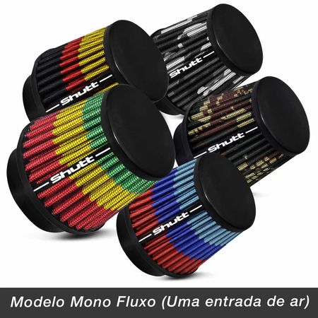 Filtro-de-Ar-Esportivo-Tunning-MonoFluxo-52mm-Conico-Lavavel-Especial-Shutt-Base-Borracha-Potencia-connectparts---2-