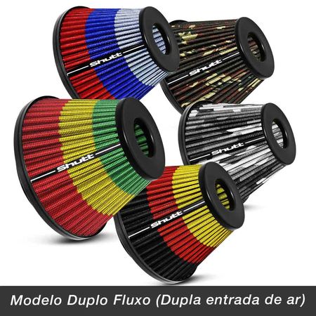 Filtro-de-Ar-Esportivo-Tunning-DuploFluxo-100mm-Conico-Lavavel-Especial-Shutt-Base-Maior-Potencia-connectparts---2-