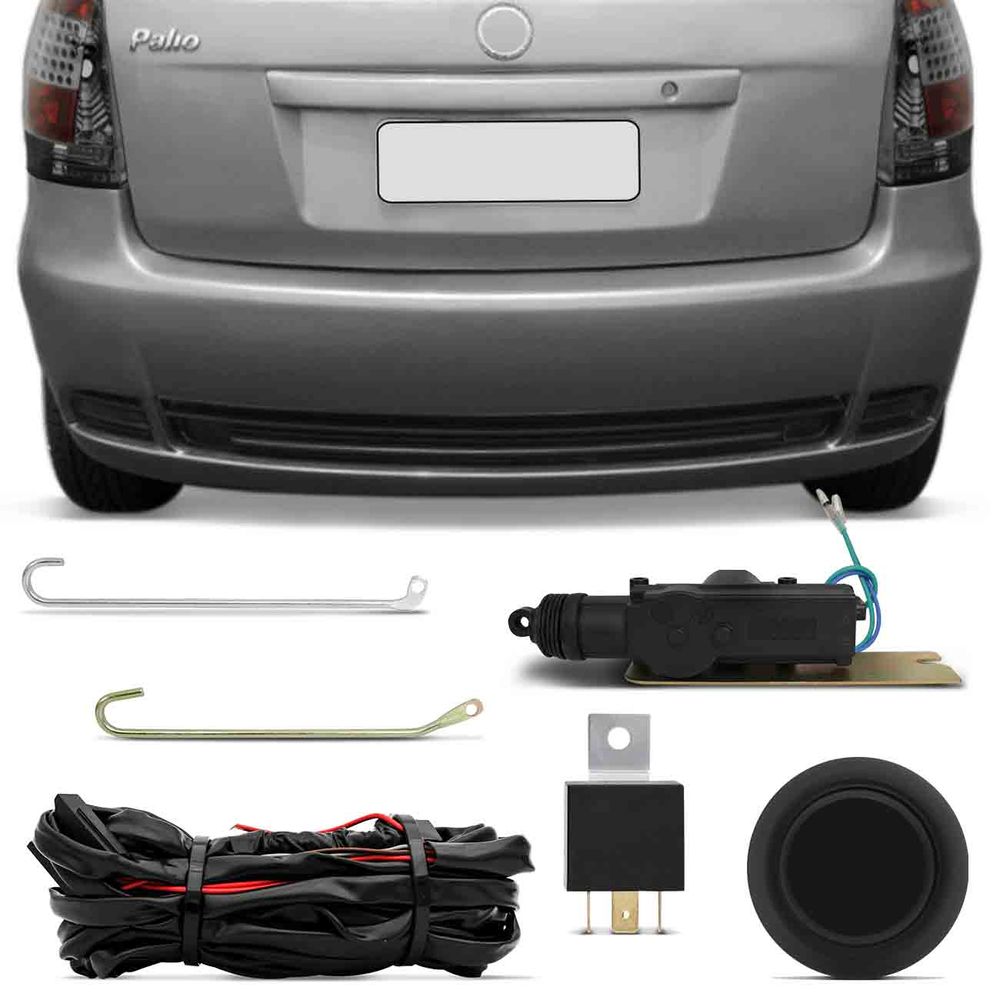 Kit Abertura de Porta Malas Palio Fire Economy 2009 2010 2011 2012 2013 2014 Abre no Botão e Alarme Menor preço em Kit Abertura de Porta Malas Palio Fire Economy 2009 2010 2011 2012 2013 2014 Abre no Botão e Alarme