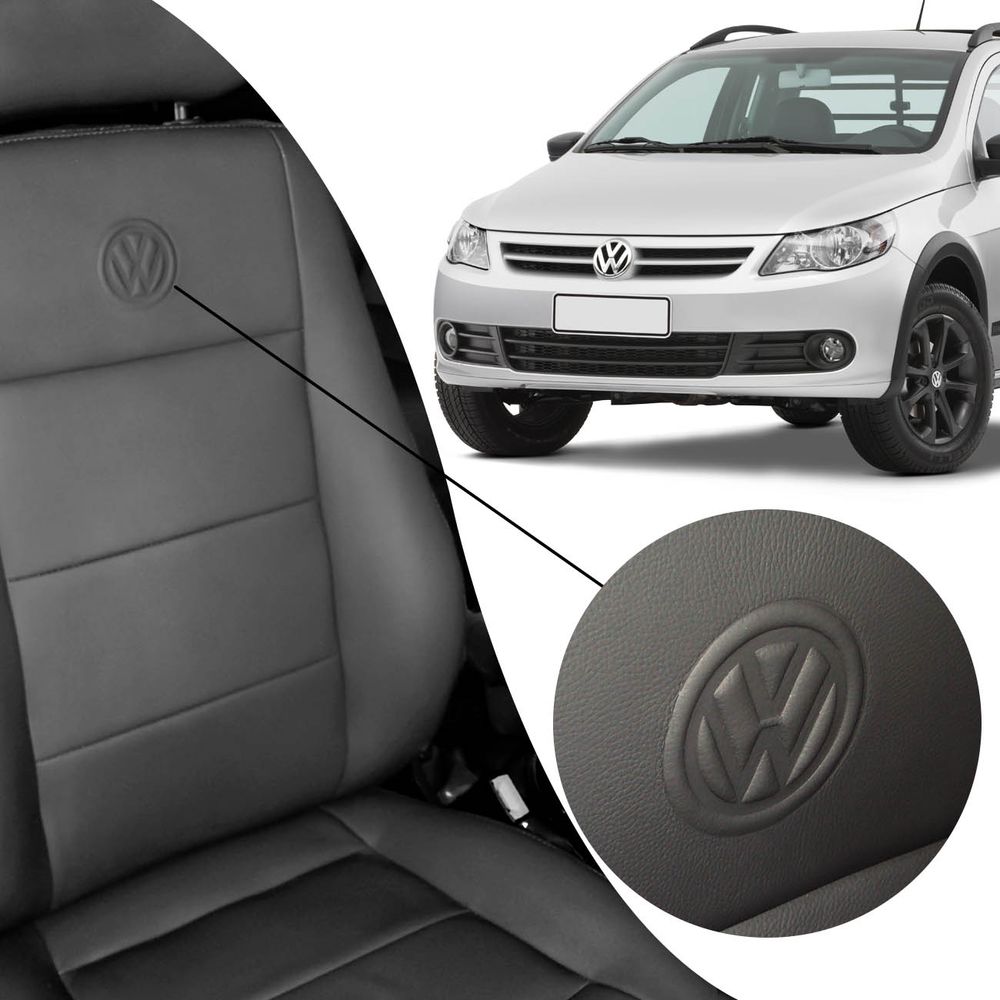 Jogo Capa Banco Revestimento Porta Saveiro G6 G7 2013 A 2020 Cabine Simples Grafite Couro 8 Peças Menor preço em Jogo Capa Banco Revestimento Porta Saveiro G6 G7 2013 A 2020 Cabine Simples Grafite Couro 8 Peças