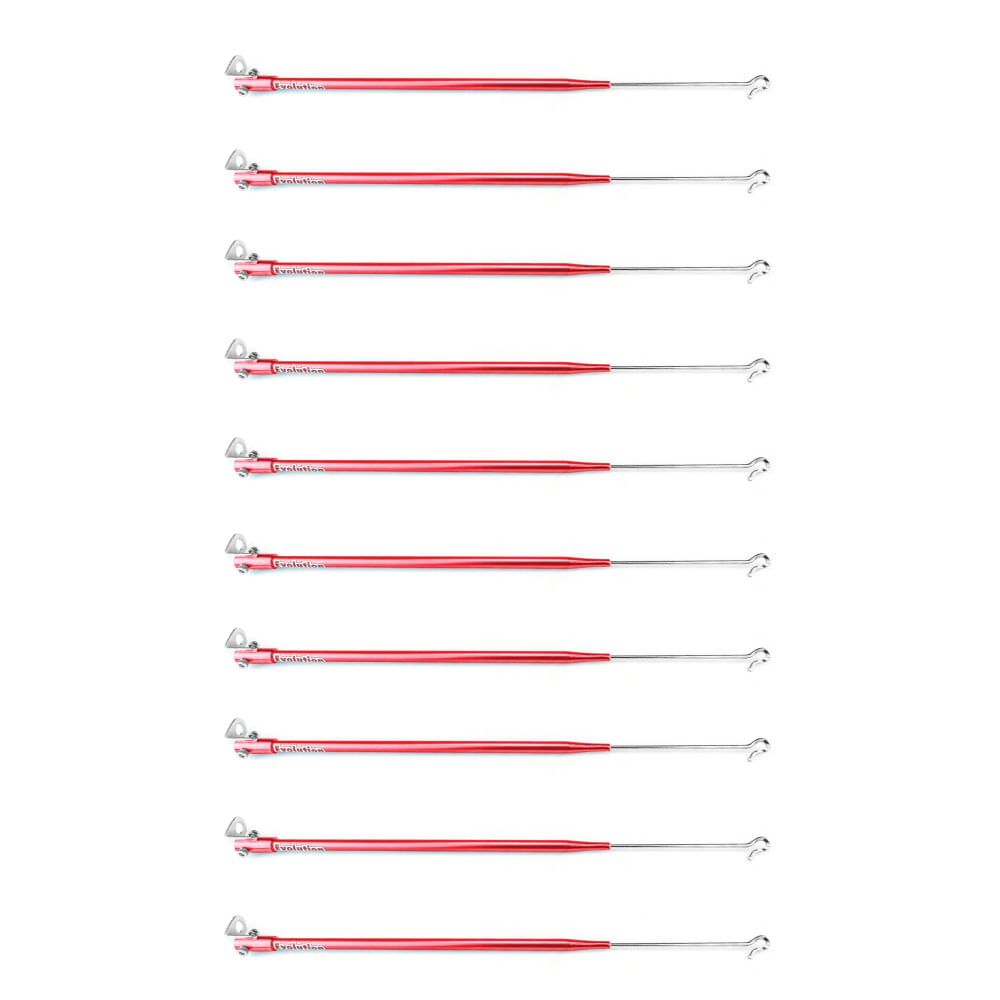 Antena Corta Pipa Retratil Retrovisor Vermelha Kit com 10 Uni - Connect  Parts Mobile