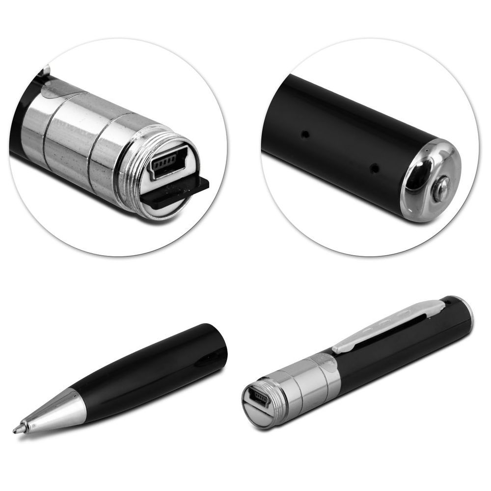 Caneta Espiã Filmadora Bateria Recarregável - Connect Parts Mobile