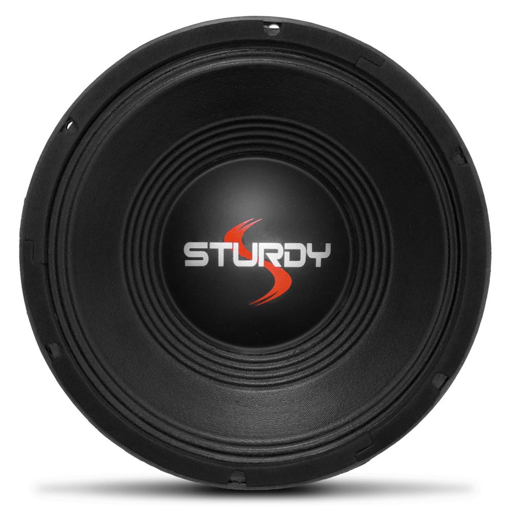 Alto Falante Woofer Sturdy 10 Polegadas 200W RMS 8 Ohms Bobina Simples Médio Grave Strong Menor preço em Alto Falante Woofer Sturdy 10 Polegadas 200W RMS 8 Ohms Bobina Simples Médio Grave Strong