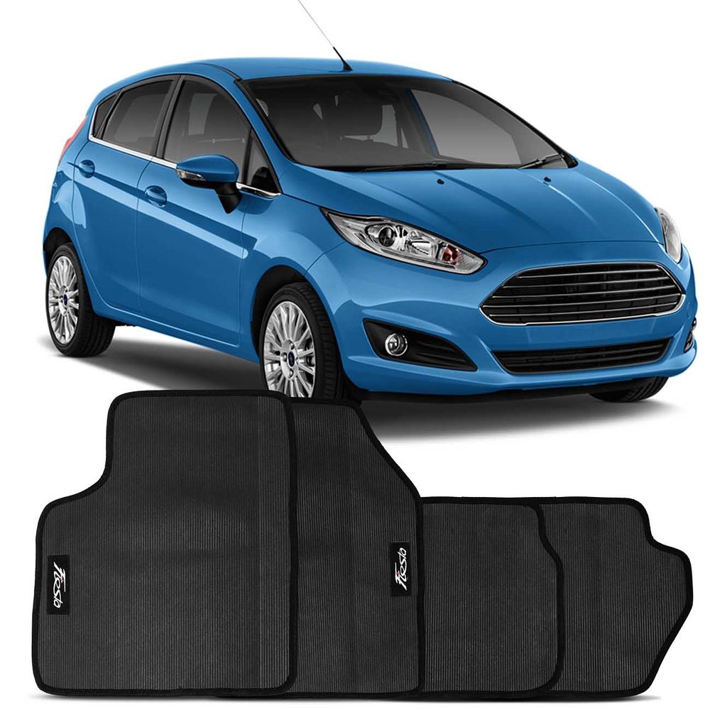 Jogo Tapete Borracha PVC New Fiesta Hatch Sedan 2013 2014 2015 2016 2017 2018 Preto Antiderrapante Menor preço em Jogo Tapete Borracha PVC New Fiesta Hatch Sedan 2013 2014 2015 2016 2017 2018 Preto Antiderrapante