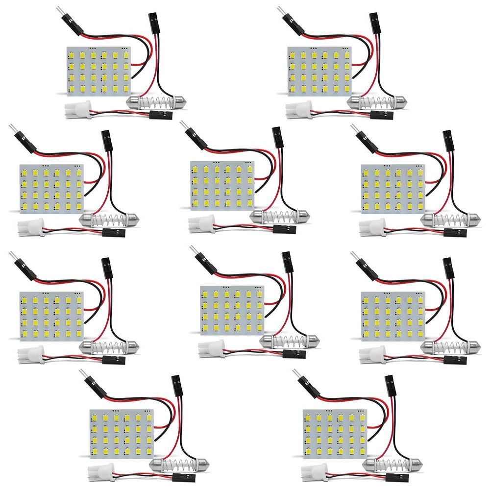 Kit 20 Lâmpadas LED Placa Pingo T10 24 Pontos Torpedo 5W 12V Luz Interna Teto e Porta-Malas Menor preço em Kit 20 Lâmpadas LED Placa Pingo T10 24 Pontos Torpedo 5W 12V Luz Interna Teto e Porta-Malas